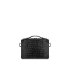 Handle Soft Trunk Bag Crocodilien Matte in collecties exotische leren tassen voor heren