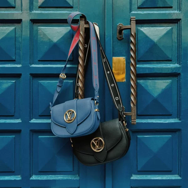 LV Pont 9 Soft MM tas generfd kalfsleer in handtassen voor dames schoudertassen en schoudertassen collecties
