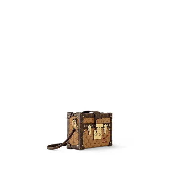 Petite Malle Bag Monogram Reverse Canvas in collecties handtassen schoudertassen en crossbodytassen voor dames